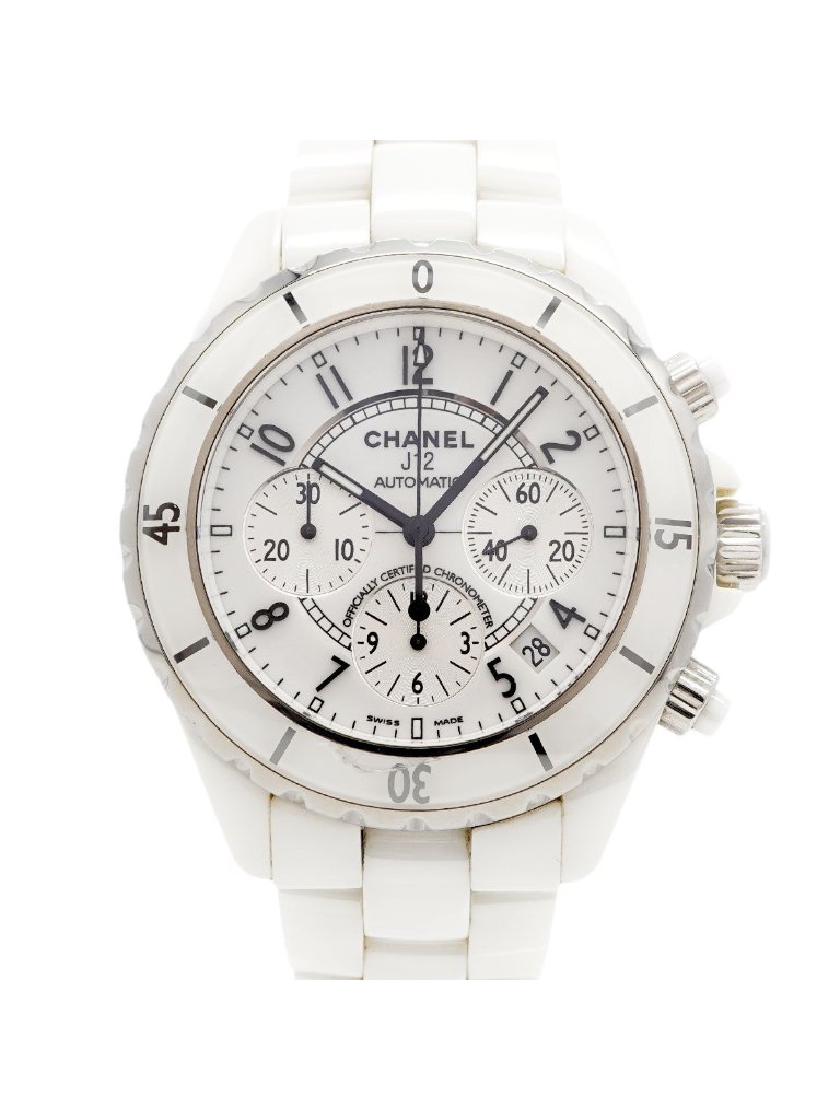 Chanel Chronograph White Dial Watch